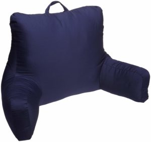 Backrest pillow to sit upright during recovery