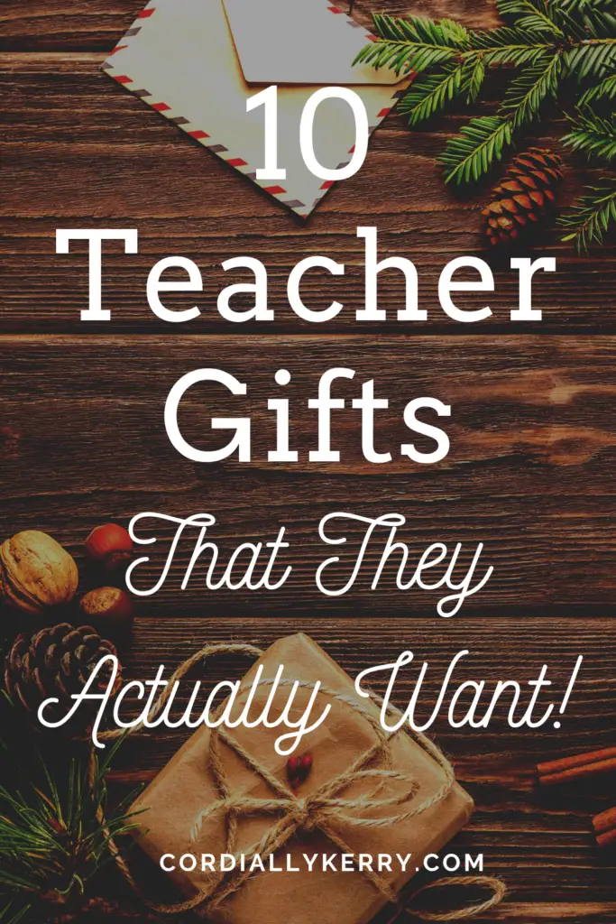 10 Teacher Gifts They Actually Want