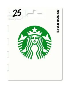 Starbucks gift card teacher gift